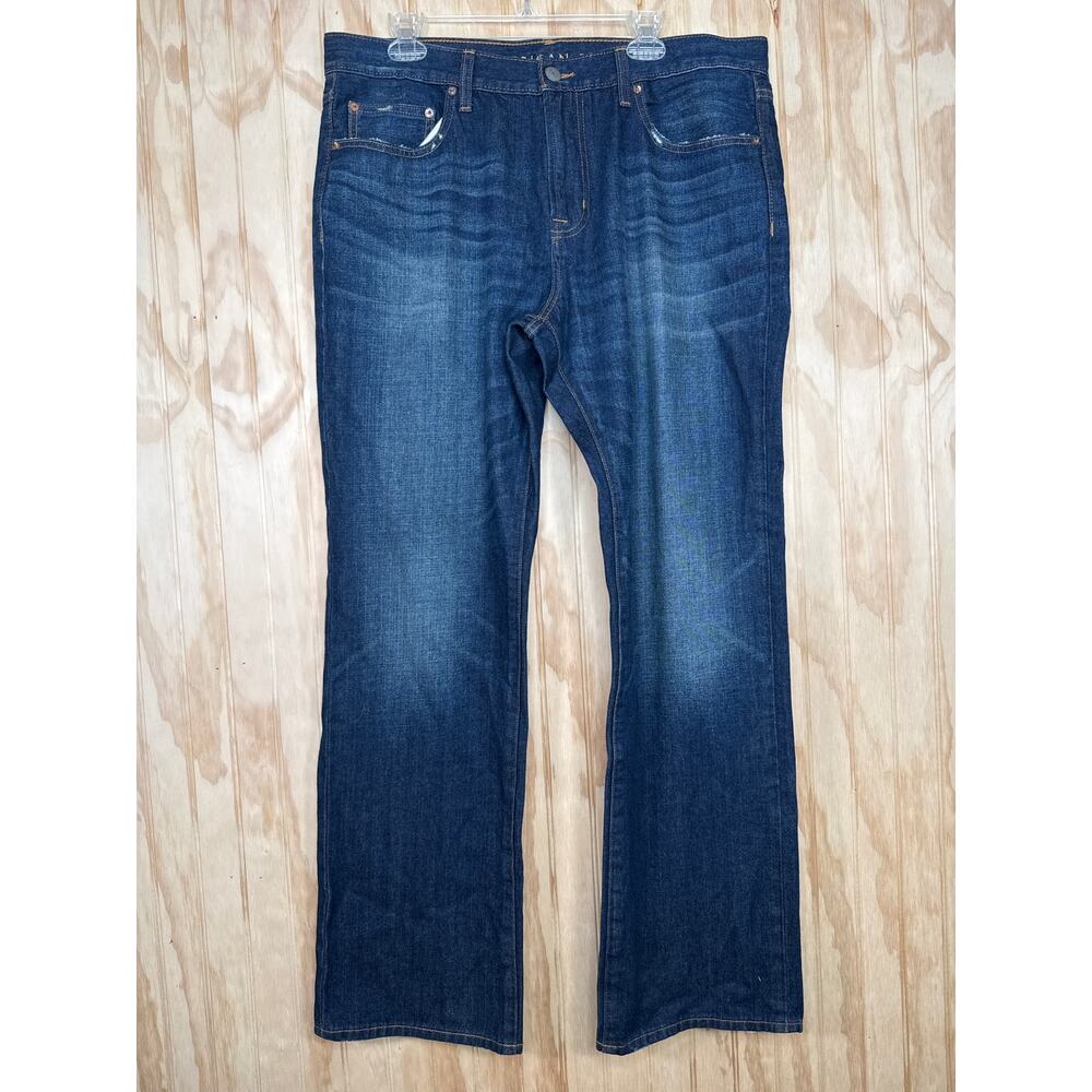 American Eagle Outfitters Men's Straight Jeans - Dark Blue